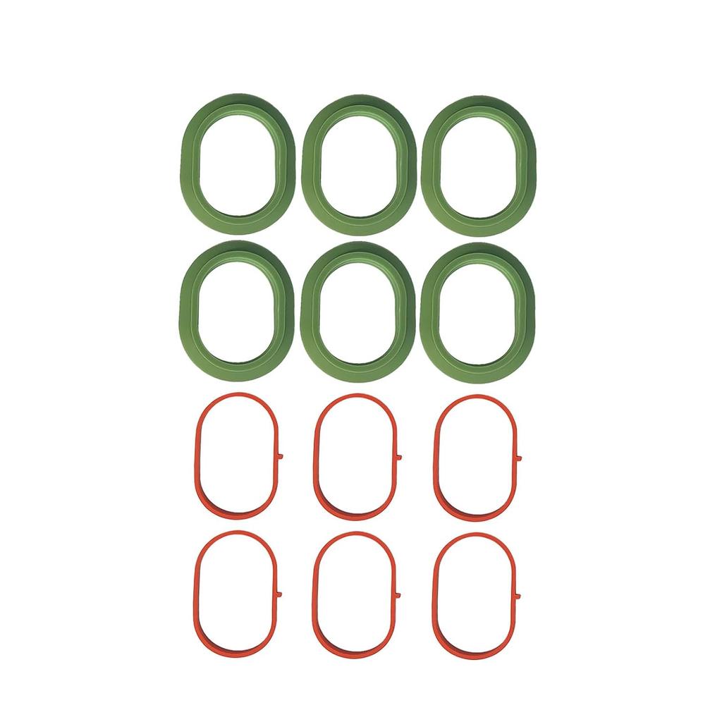 Intake Manifold Upper and Lower Gasket Set Compatible with Mercedes-Benz C350 ML350 C300 E400 GlE350 GLK350 SLK350 2012-2018, Replace 2761410180