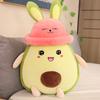 60~120cm Squishy Avocado Frucht Plüschtier Daunenbaumwolle Ultra Weich Humanoide Puppe Rückenstütze Plüschtier Schlafbegleiter Geschenk