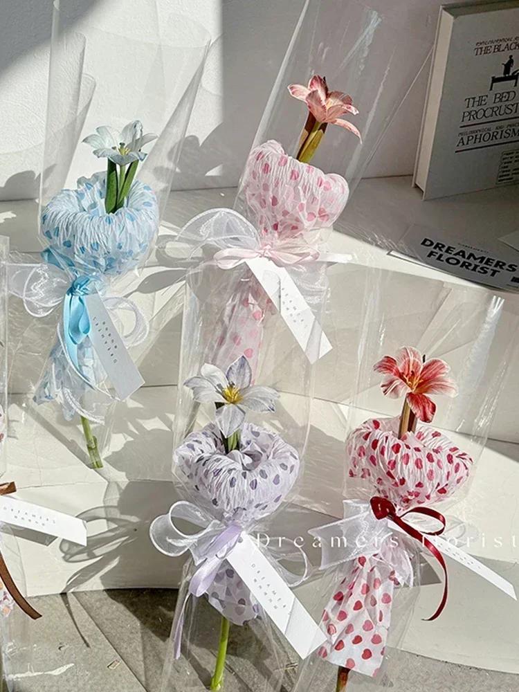 15 Pieces 50*70cm Tissue Paper DIY Handmade Craft Gift Paper Flowers Packing Wedding Birthday Party Home Decor Crepe Papers