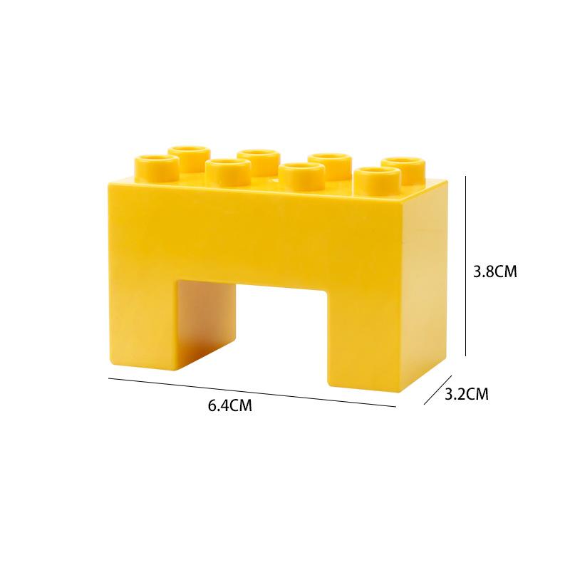 Duże Klocki Model Zamku Dom Akcesoria Pokój Dachówki Hurtowo Most Kompatybilne z Klockami Dzieci Zabawki DIY