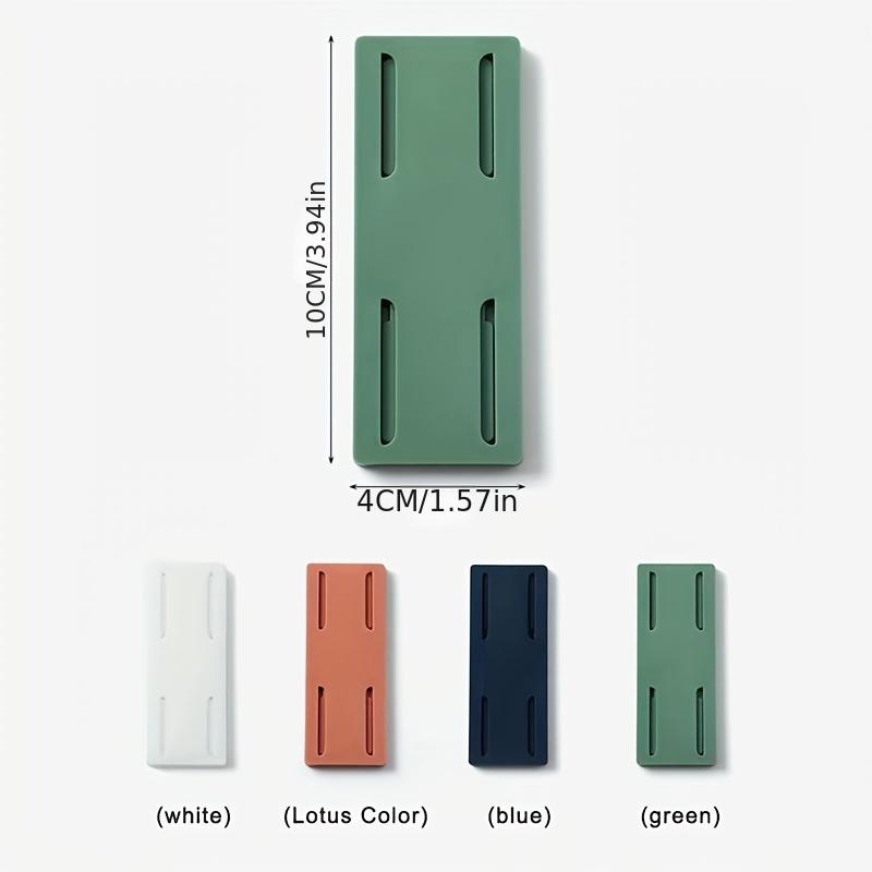 Self-adhesive wall hook socket organizer, socket organizer and fixator, powerful traceless wall-mounted cable seamless bracket