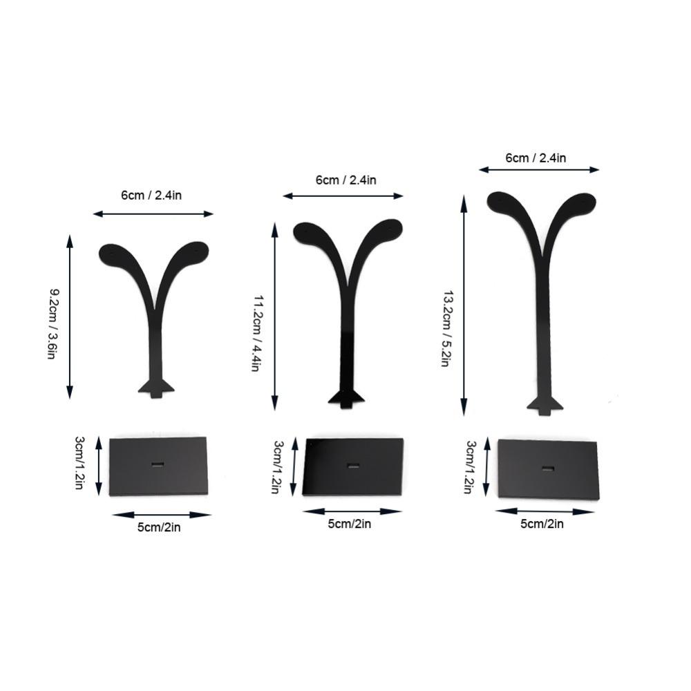3pcs Acrylic Material Acrylic Earring Display Stand Ear Stud Display Stand  Home Display