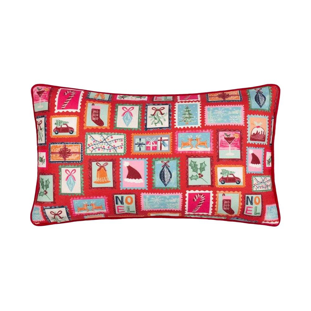 Furn Dear Santa Reversible Printed Christmas Cushion Cover