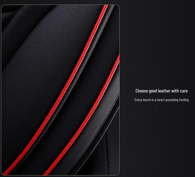 Universal Four-Season Sporty Microfiber Leather Car Seat Cover