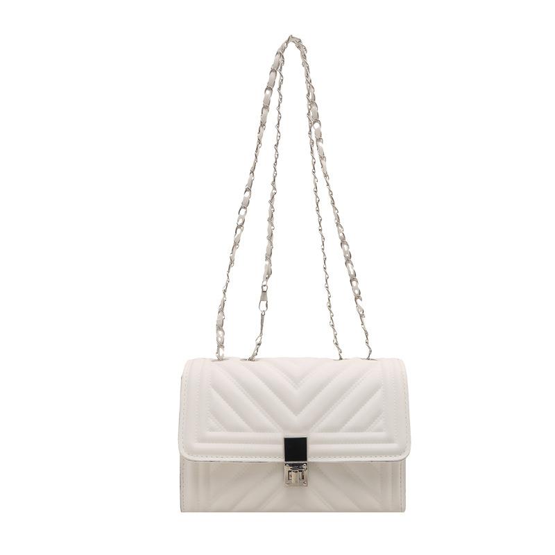 mall bag women's bag winter new trendy fashion diamond chain messenger bag simple women's shoulder bag