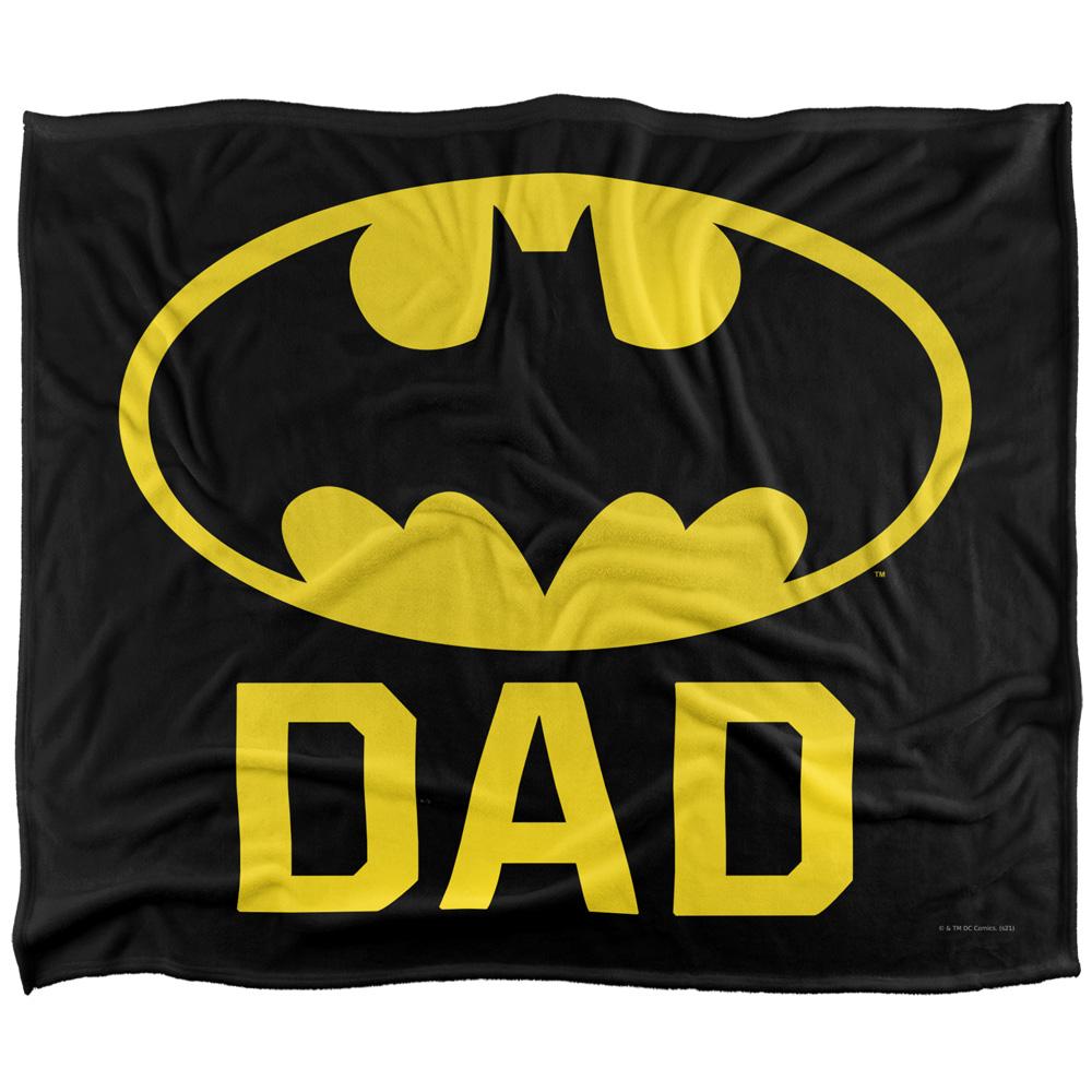 Batman Dad Logo Blanket