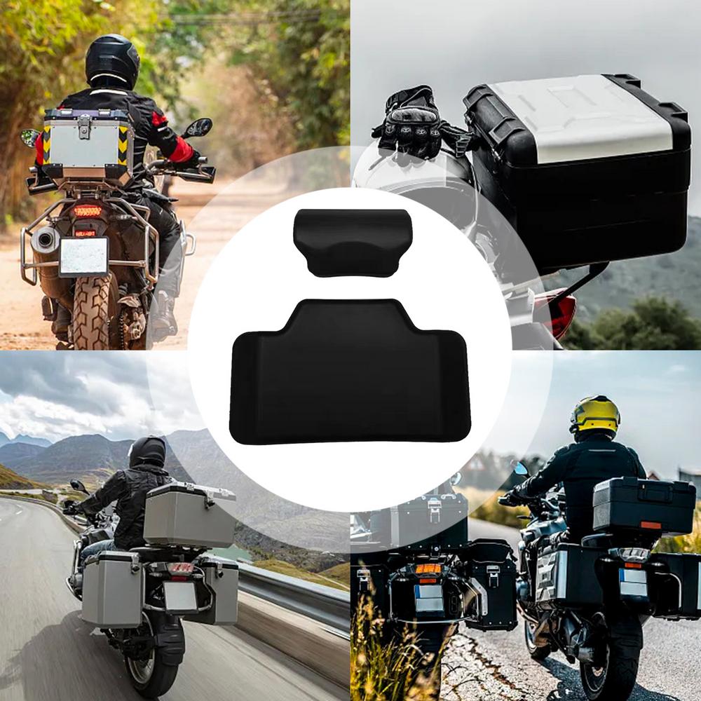Sponge PU Leather Top Case Backrest Cushion, Trunk Passenger Back Pad, Motorcycle Tail Box Butt Pad, Upgrade Replacement Part