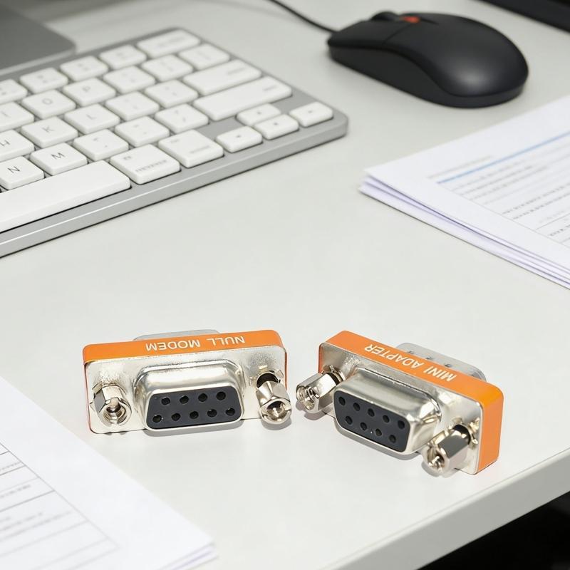 Metal DB9s 8Pin To 9Pin Male To Female Converters For VGA Signal Transmission On Computers Monitors And Printers