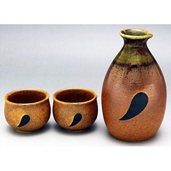 Seto-yaki Tanuki Sake Set E-00173