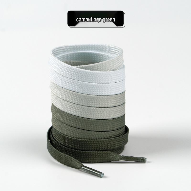 Colorful Gradient Shoelaces for Air Force 1, Skate, and White Casual Shoes (1 Pair)