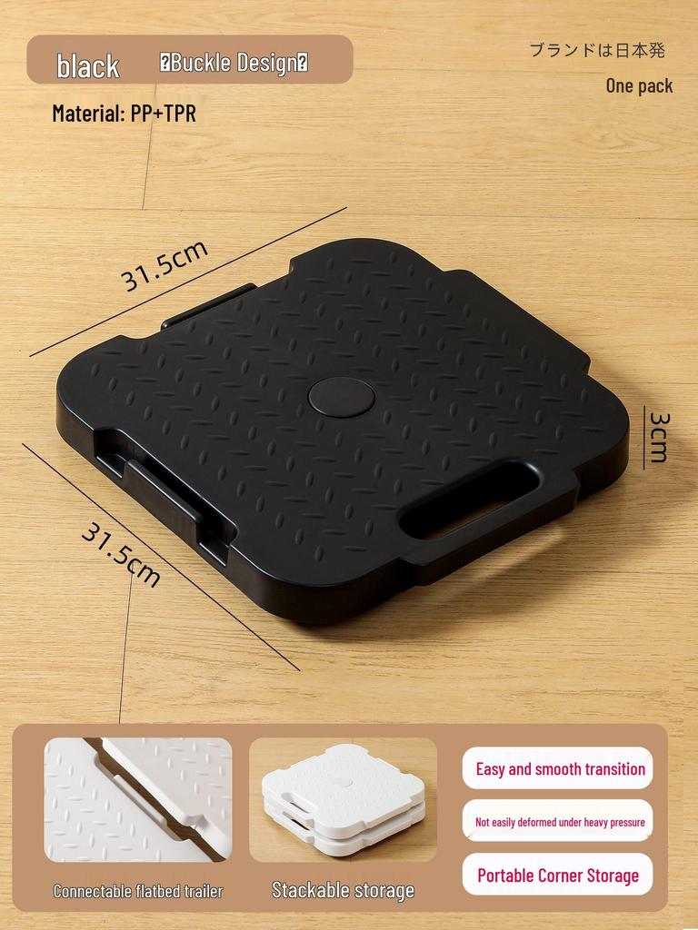 Splittable Wheeled Flatbed Trolley for Moving Heavy Items