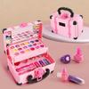 Kids Washable Makeup Beauty Kit Play House Toy Suitcase