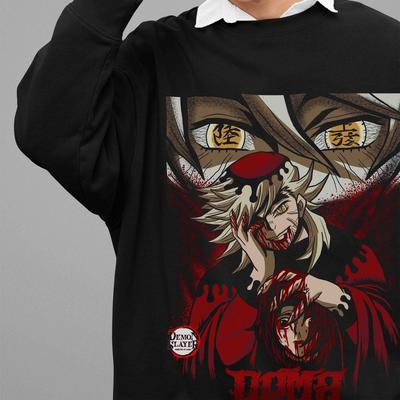 Demon Slayer Bluza Doma Druga Wyższa Ranga Bluza Kimetsu No Yaiba Unisex Pull