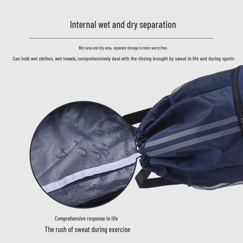 Multifunctional Waterproof Sports Backpack - Large Capacity, Lightweight for Basketball & Outdoor Travel