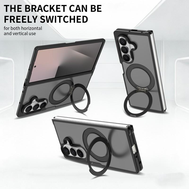 Suitable Fold7 Phone Case Drop Resistance 360 Rotary Car Magnetic Flip7 Folding Screen Bracket Protective Sleeve
