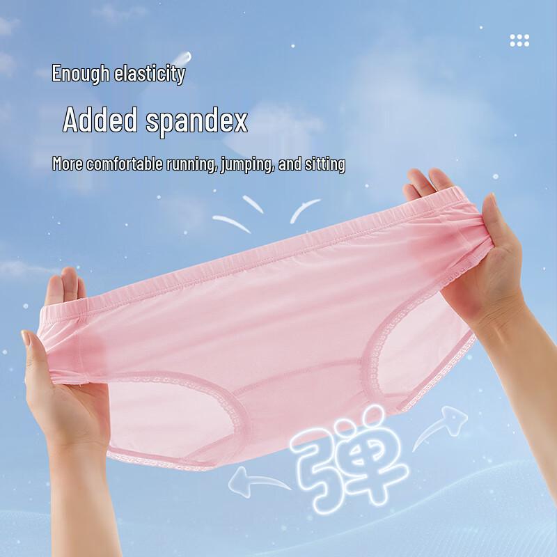 Labi Girls' Antibacterial Underwear 4-Pack