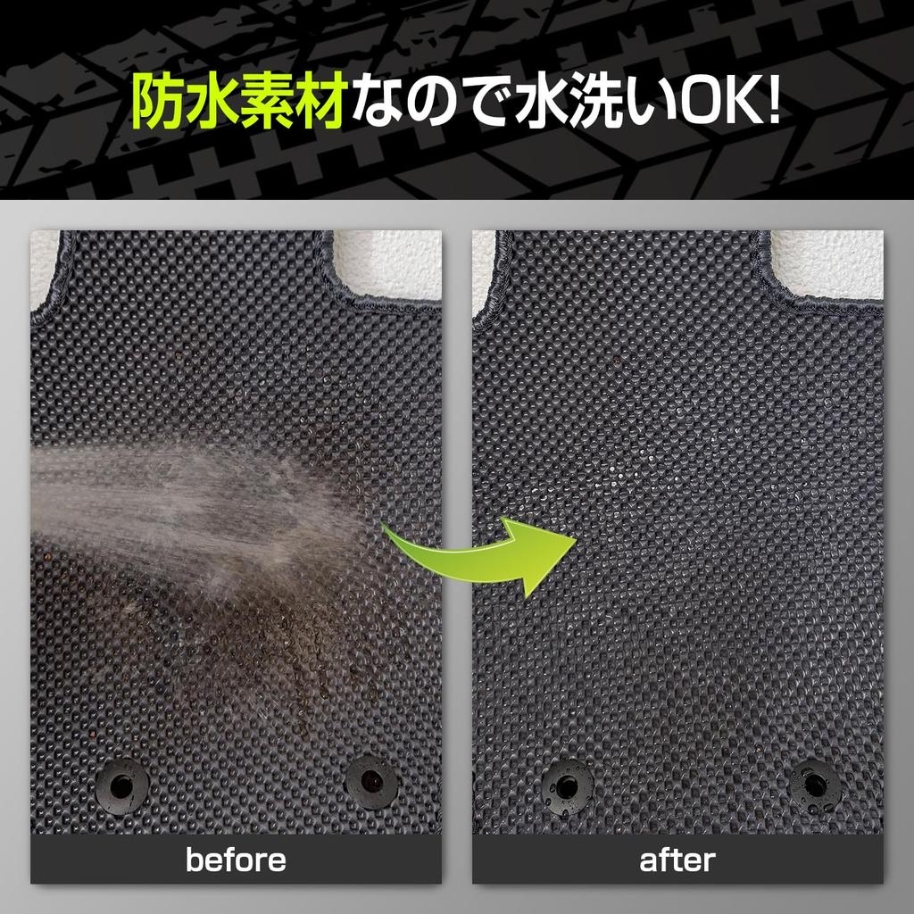 SEIWA 3D Honeycomb Floor Mats for Suzuki Jimny Sierra IMP368 Premium Driver and Passenger Seat Repels and Easy to Custom Design for Front and Rear PVC