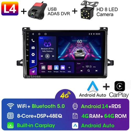 Ainavi Android 12 Car Radio For Toyota Prius XW50 2015-2020 Stereo Carplay Auto GPS Navi Android Multimedia Player No 2Din DVD