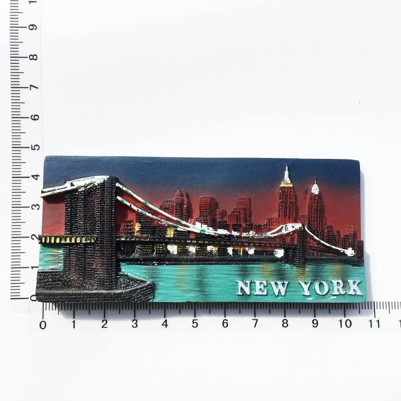 United States Fridge Magnets America New York Florida Hawaii Las Vegas Tourism Souvenirs Fridge Magnetic Stickers Home Decor