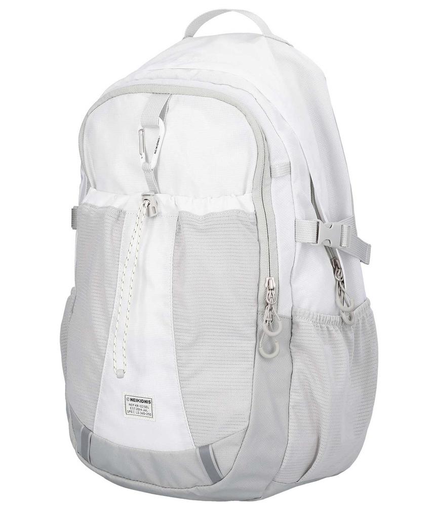 Neikidnis Carabiner Mesh Backpack Ripstop White