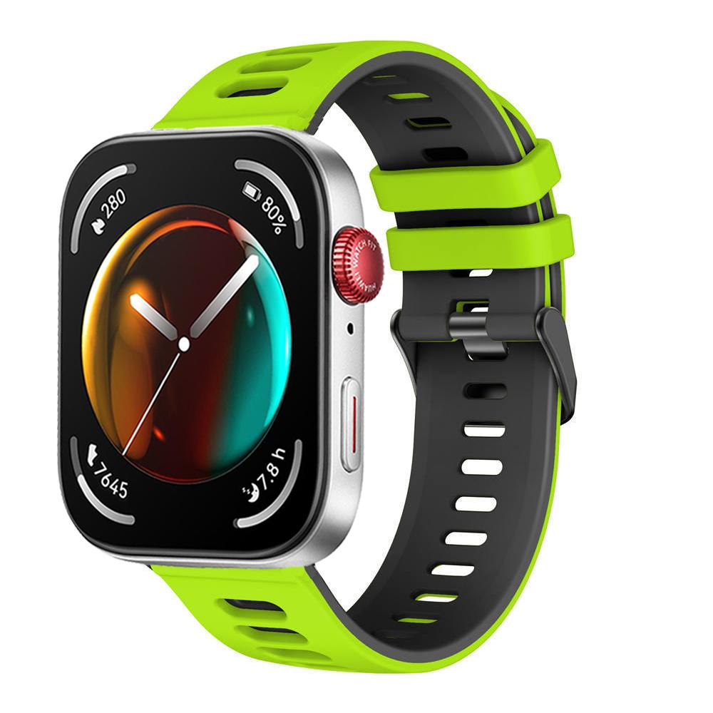 Two Color Silicone Strap For Huawei Watch Fit 4 3 Sport Watchband Breathable Wristband For Huawei Watch Fit 3/4/4 Pro Bracelet