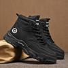 Fashion Mens Walking Sneakers Anti-slip Climbing Hiking Shoes Comfort Ankle Boots Work Boots High Top Jogging Casual Sport Shoes