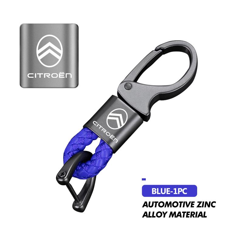 

Zinc Alloy Braided Rope Keychain Car Styling Key Ring Accessories For Citroen Grand Berlingo Jumper Celysee Xsara Picasso