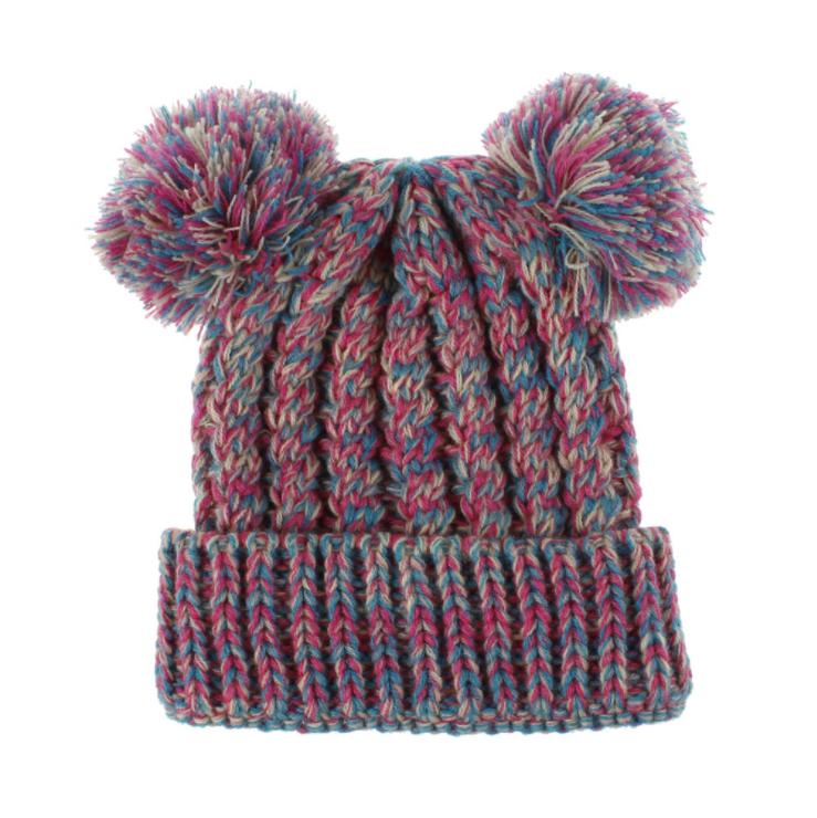 High Quality Custom Logo Children's Winter Knitted Hat Embroidery Kids Baby's Children's Winter Beanie Hat