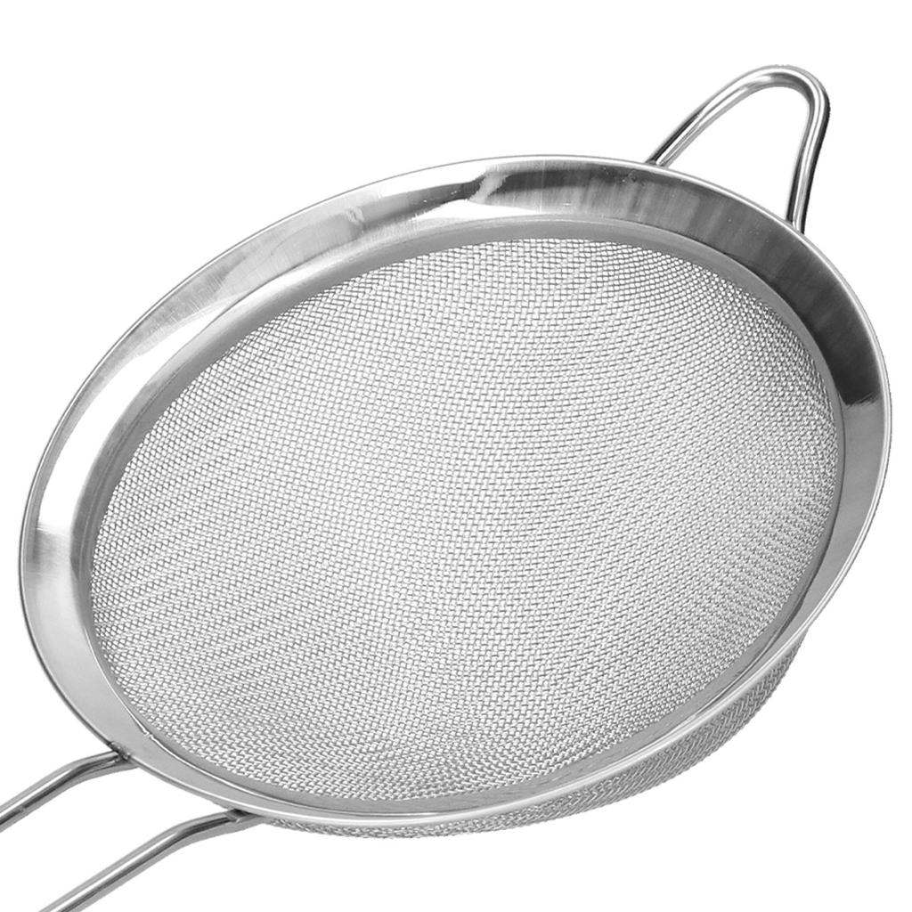 Stainless Steel Strainer Thickened Wide Oil Colander with Handle Kitchen Tool for Home