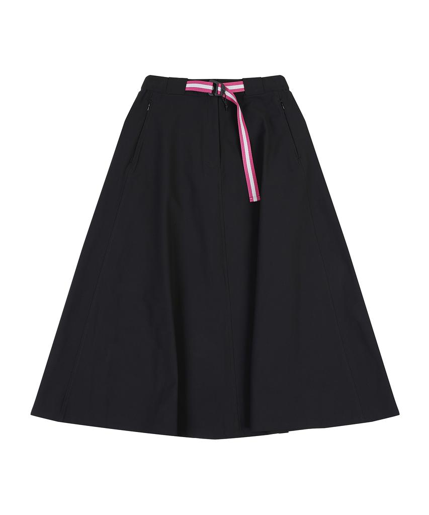 Outdoor Products W Belted Long Skirt (Black)