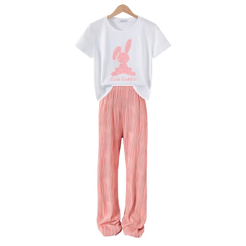 Jeanswest Women's Dopamine Two-Piece T-Shirt & Pants Set