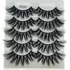 Beauty Eye Makeup Tools Dramatic False Eyelashes 8D Mink Hair Thick Long Wispies Fluffies