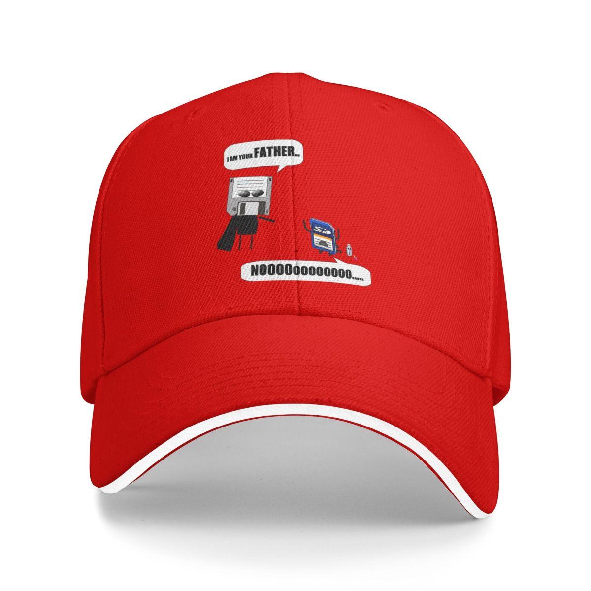 Baseball Caps I Am Your Father Meme Funny Tech Humor Disk USB Retro Customized Men Women Sport Spring Hats One Size