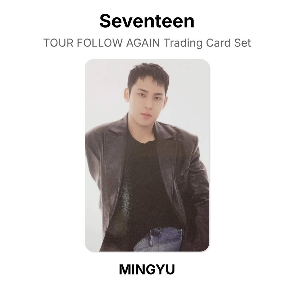 Seventeen TOUR FOLLOW AGAIN Trading Card Set Official Photocard