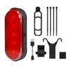 Bicycle Tail Light with Brake Sensor Waterproof USB Rechargeable Universal MTB Road Mountain Bike Cycling Night Riding Warning Rear Lamp