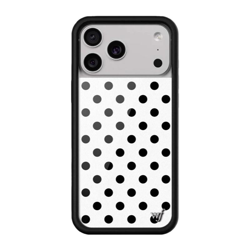 

Wildflower Colors Polka Dots Phone Case for iPhone 16 15 14 13 12 17 Pro Max Plus Air WF ins Blue Red Wave point WF Cover Coque For iPhone 12
