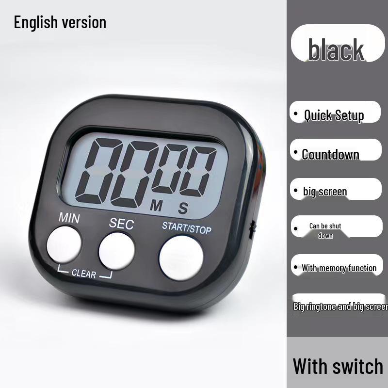 Dětský kuchyňský časovač a budík pro pečení a studium