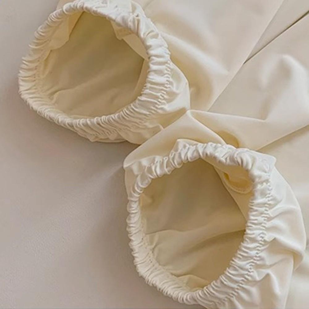 Flower Embroidered Long Ice Silk Sleeves Loose Cycling Gloves Sunscreen Arm Covers  Summer