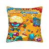 SuperThings Cartoon Square Pillow Cases  Kazoom Power Kindergarten Cushion Covers Awesome Decorative Pillowcase for Sofa cm
