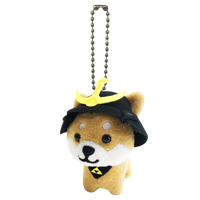 

[LamPlanning] Traveling Mameshiba key ring mascot ball chain back charm cute Fluffy dog Shiba Inu Mameshiba Healing (Ujiyasu Hojo version)
