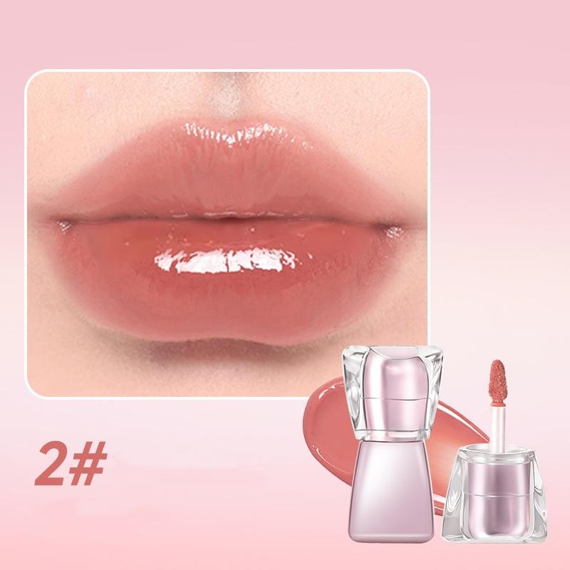 

Зеркальный Водный Блеск для Губ Пухлые Губы Стойкий Увлажняющий Помада Блеск для Губ для Женщин 02#