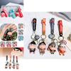 Crayon Shin-chan Pvc Keychain Cute Silicone Figure Keyring Birthday Gift
