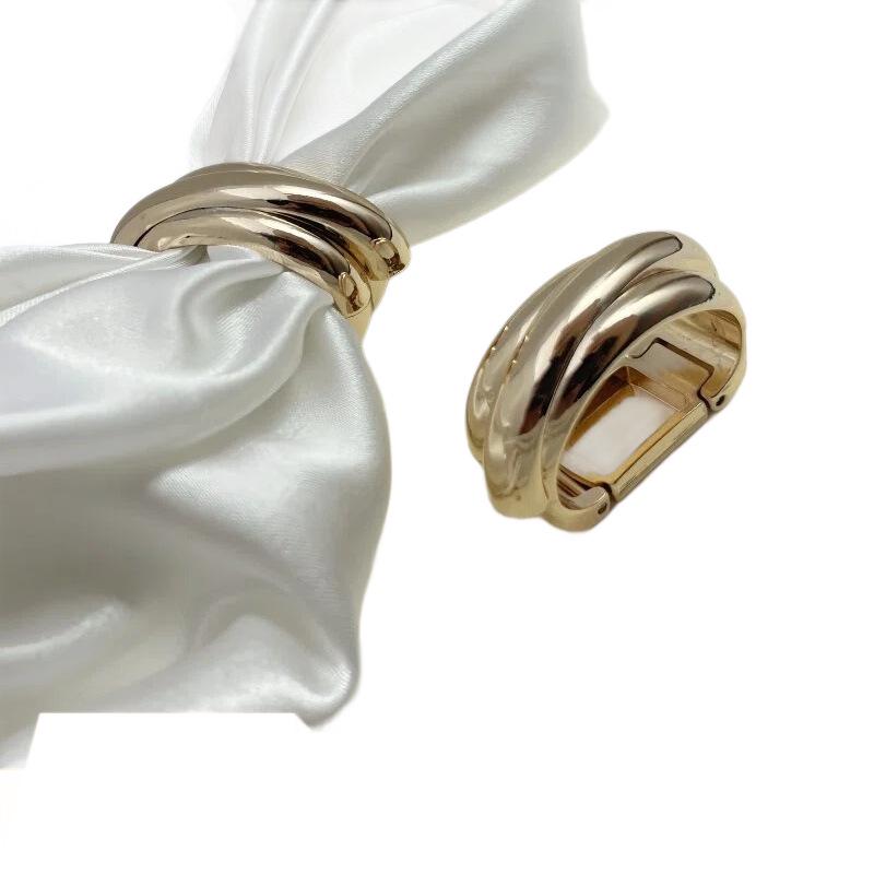 European Metal Decorative Scarf Buckle & Swimsuit Knot Connector