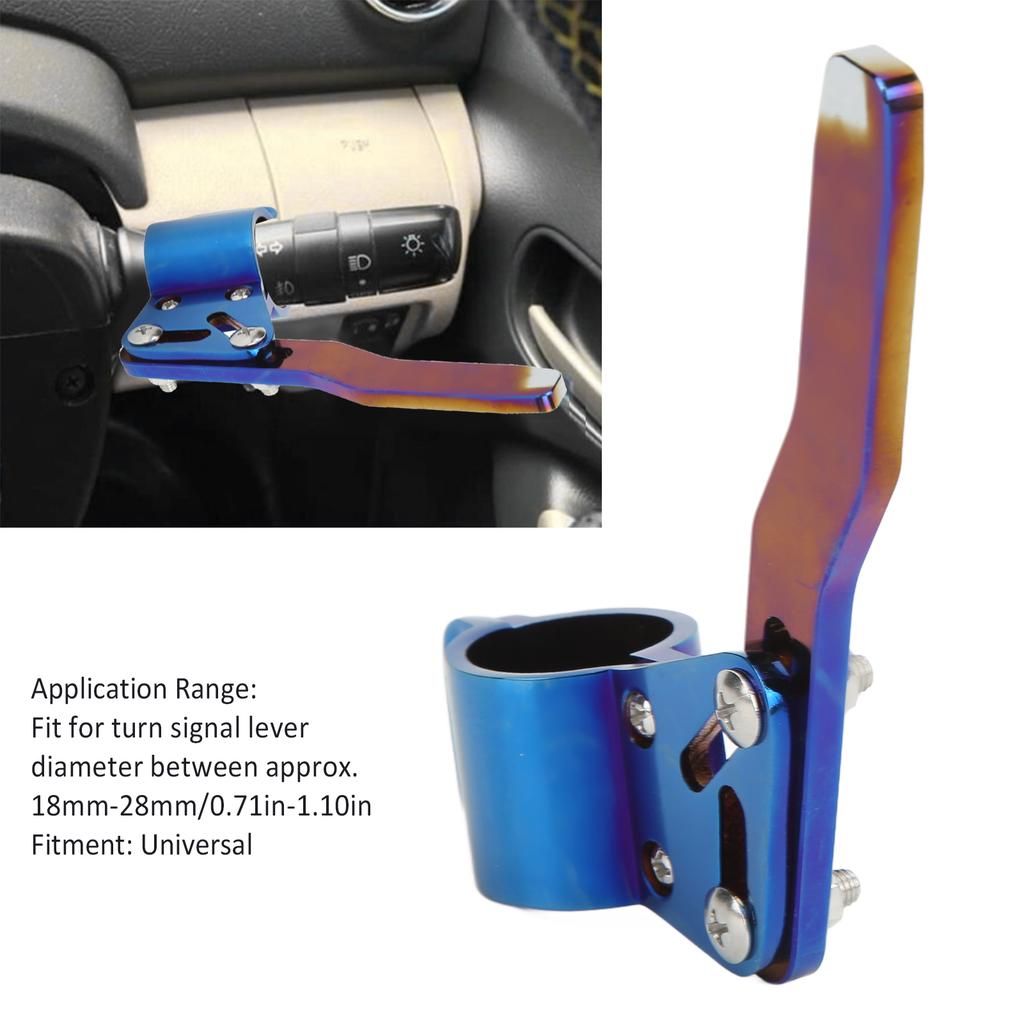 Turn Signal Lever Position Up Kit Aluminium Alloy Steering Wheel Turn Rod Extender Car Modification