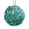 1pc 8cm Glitter Christmas Ball Ornaments For Christmas Tree Decor Hanging Balls Christmas Ball Ornaments Holiday Seasonal Déco