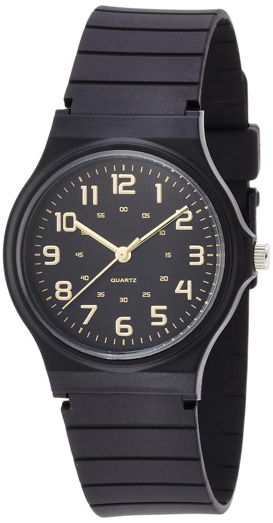 Fieldwork Harvey Watch DT108-3, Black Urethane Strap, Casual Round Dial, Compact 32mm Case, Lightweight, Women's