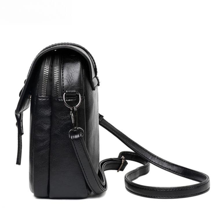 Geöltes Leder Retro Crossbody Handytasche für Damen