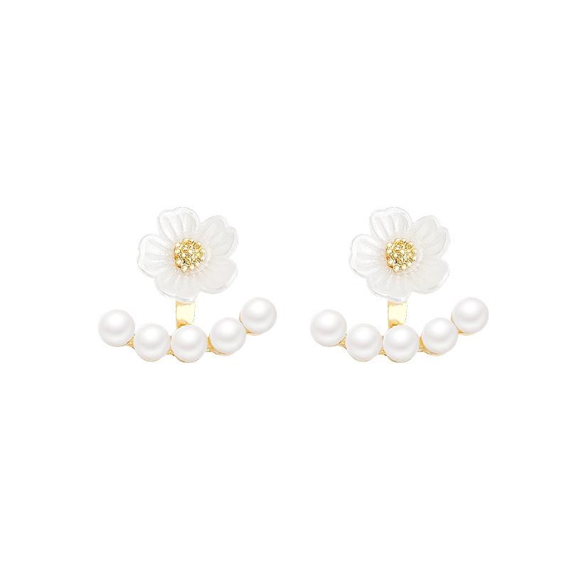 Retro Light Luxury Korean-Style Pearl Tassel Earrings for Women