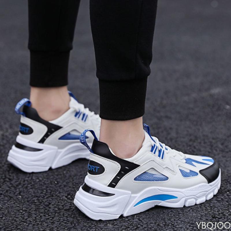 Spring summer new casual comfortable men's shoes fashionable versatile thick soled breathable sports shoes minimalist sneakers