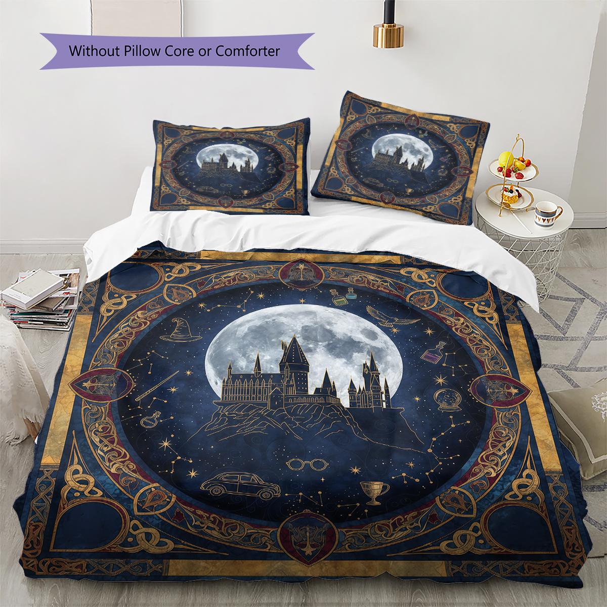 

Дитячий Плед-Ковдра Комплект Постільної Білизни Зворотний Бік Наволочка Домашній Декор Подарунок на День Народження (1 * підковдра + 2 * наволочка, без наповнювача) 135x200cm